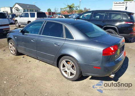 2007 Audi A4 2.0T из США, поврежденный, VIN WAUAF78E07A088691
